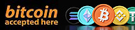 We accept crypto